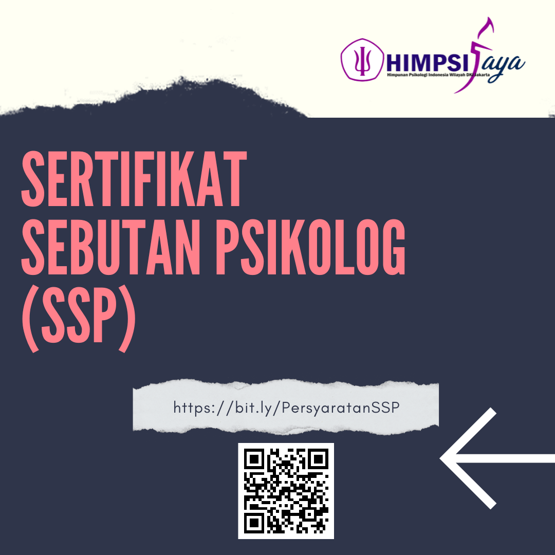 Pengajuan SSP (Sertifikat Sebutan Psikolog)